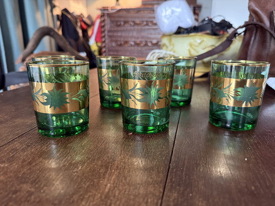 Image 1 of Set of 6 vintage lemonade glasses