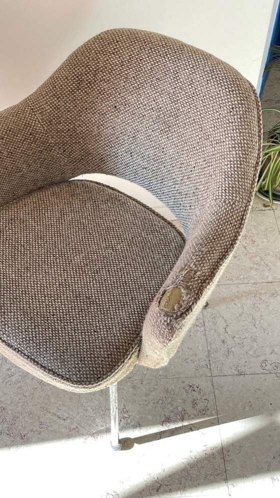 Sillón KNOLL Años 70 – Sillas auxiliares, Lana, Metal (photo 17 of 27)
