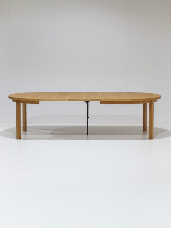 Tavolo da pranzo rotondo allungabile Sorø Rovere Danese Vintage – Tavoli da pranzo, Wood (photo 4 of 14)