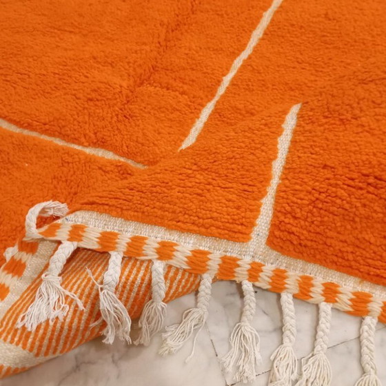 Image 1 of Handmade orange rug, 200cm x 300cm