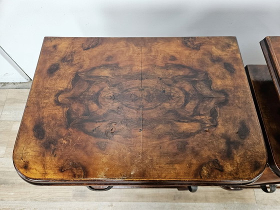 Image 1 of Nachtkastjes in Art Deco-stijl uit de jaren 50