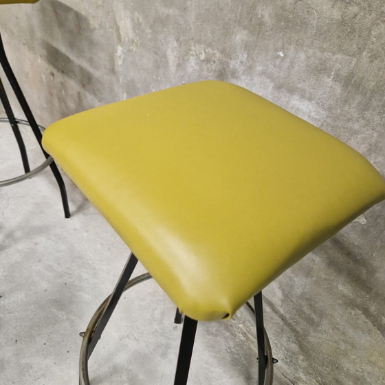 Image 1 of Set of 3 vintage bar stools bar stool