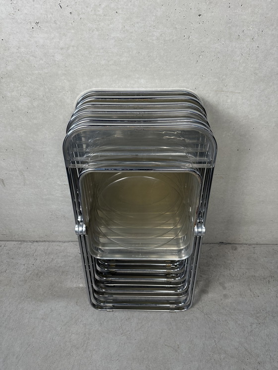 Image 1 of 6x Sedia Pieghevole Plia Design - Giancarlo Piretti - Anonima Castelli