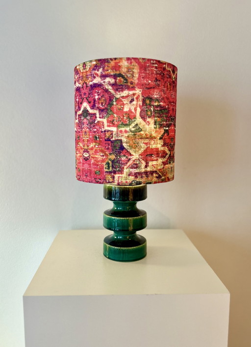 Charmante vaaslamp gemaakt van een zeer zeldzame vaas door Cari Zalloni voor Steuler Keramik.