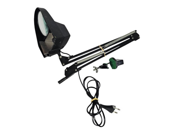 Image 1 of Luxo - Loupe/Lampe d'architecte - Lampe de travail - Métal - Suède - Troisième quart du XXe siècle