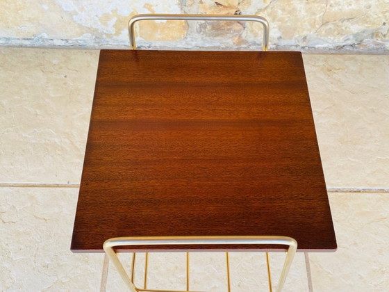 Image 1 of Mid-Century, Vintage, Bijzettafel met 2 niveaus, 1960