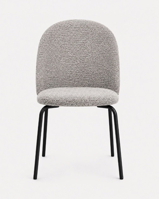SET OF 3 GREY IOLA CHAIRS