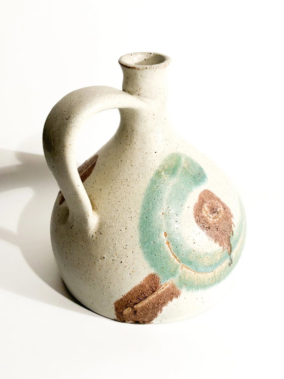 Bruno Gambone, bemalter Keramikkrug/Vase aus den 1970er Jahren – Dekorative Objekte, Ceramic (photo 4 of 14)