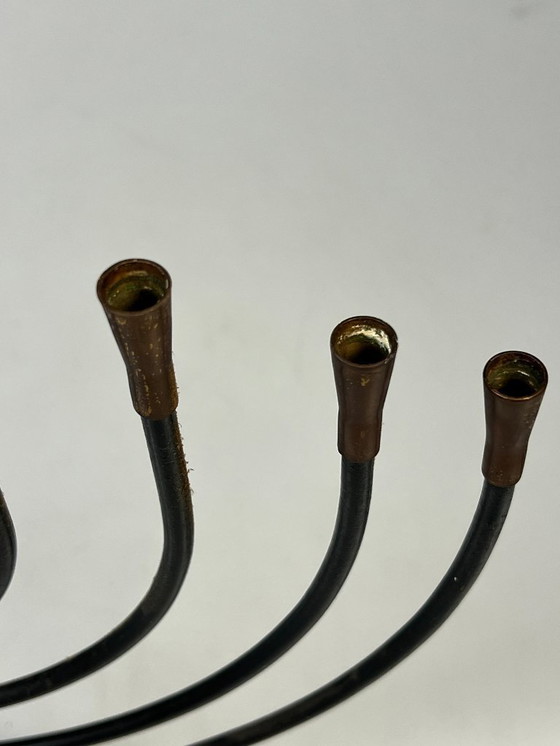 Image 1 of Large Vintage Menorah Candlestick, 1970's, Metal and Brass