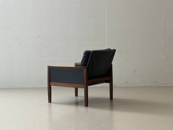 Image 1 of Set van 2 loungestoelen van Hans Olsen voor Juul Kristensen, Denemarken, jaren 1950.