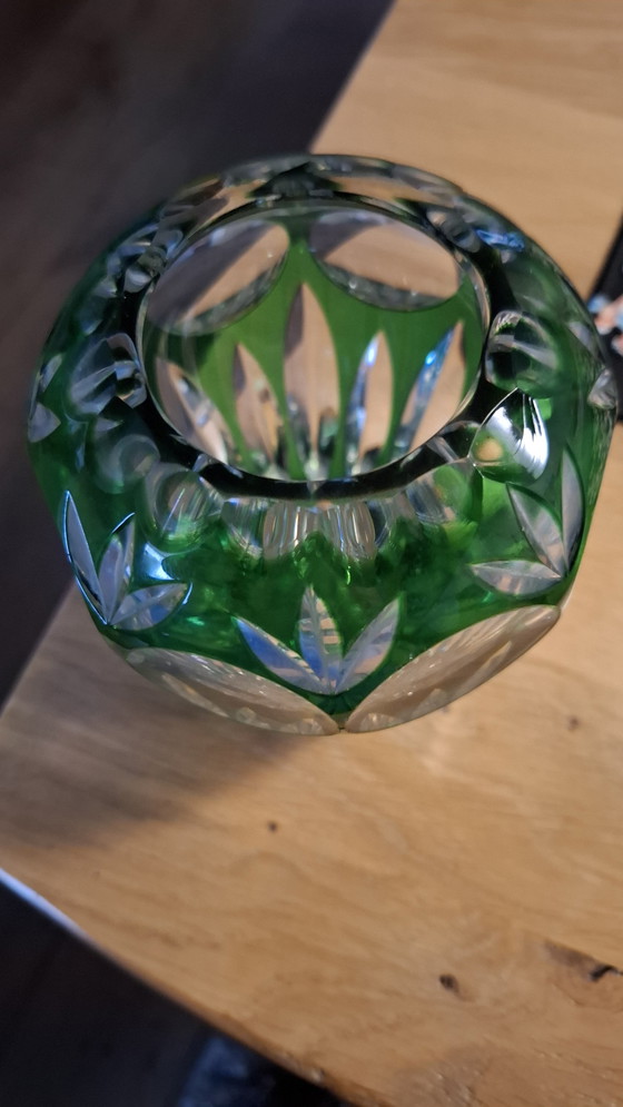 Image 1 of Vintage Nachmann Bamberg vase - Emerald green 12 cm