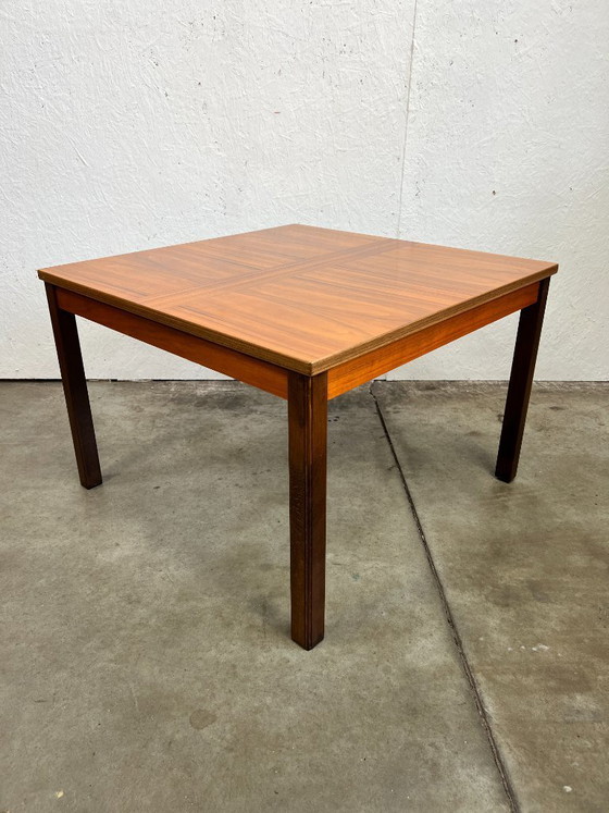 Image 1 of Tavolino da caffè/tavolino laterale vintage danese, in teak, anni '70