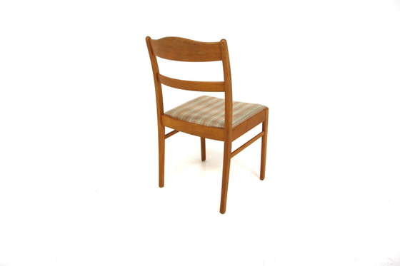 Scandinavian Beech Wood Dining Chairs, Sweden, 1950s, Set of 6 (photo 4 of 6)