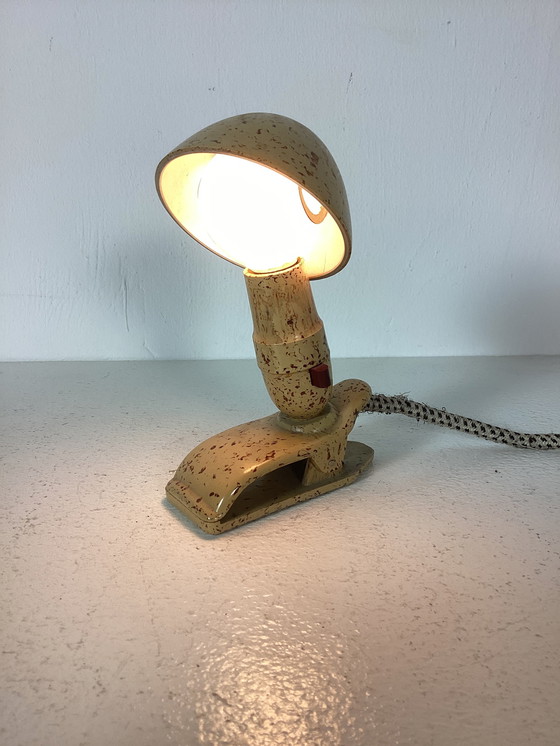 Image 1 of Vintage Hergil fifties reading lamp clamp