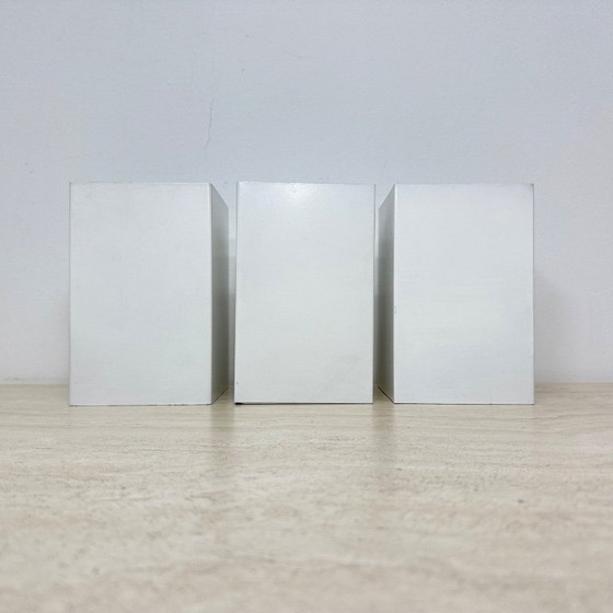 Image 1 of Set of 3 vintage Raak wall / ceiling lamps minimalist design , 1970s