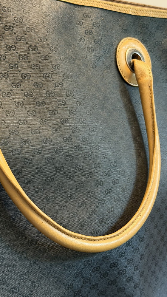 Borsa Gucci 48 / Borsa grande – Borse tote, Leather, Canvas (photo 2 of 10)