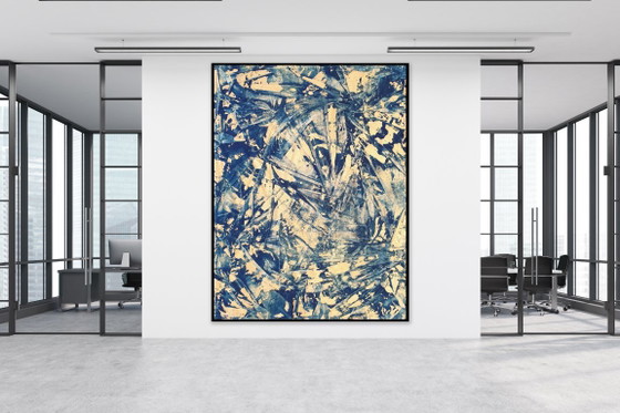 Jürgen Angeler - Golden Butterfly Effect – Pinturas y dibujos, Lienzo (photo 4 of 16)