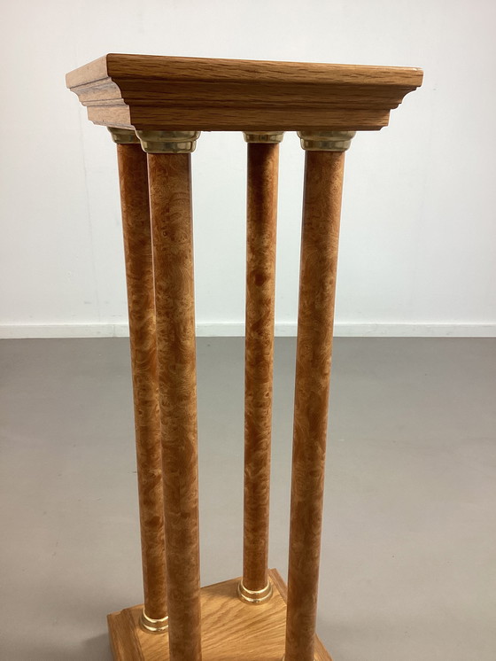 Image 1 of Portavasi a colonna con piedistallo vintage anni ottanta