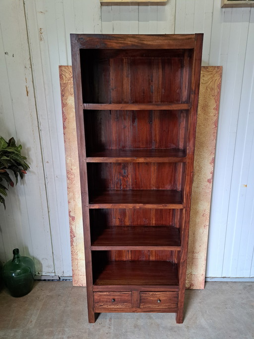 Classic colonial bookcase dim. 69x29cm and 190cm high.