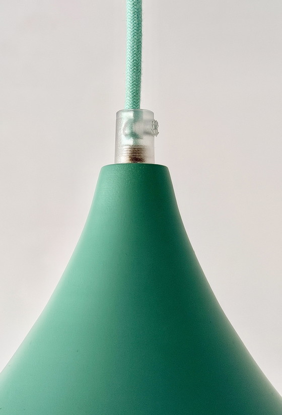 Lampada a sospensione Vintage Semi di Bonderup & Thorup per LYFA – verde menta/pistacchio – 1968 (photo 13 of 14)