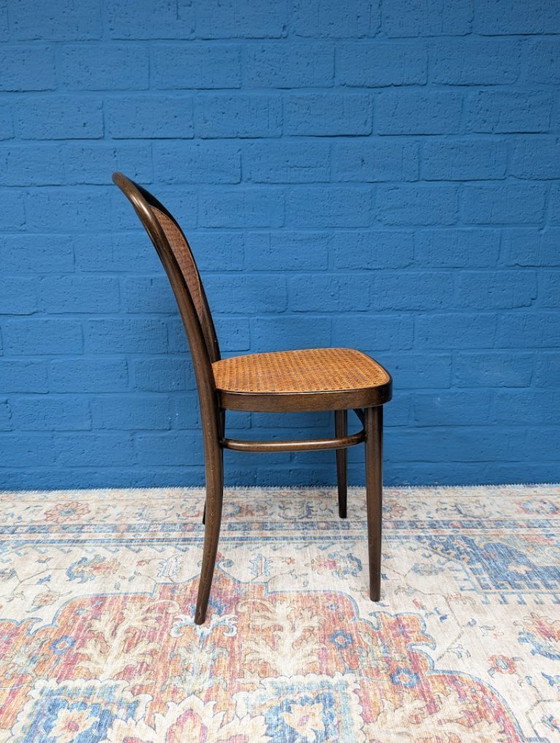 Image 1 of 7x Vintage rattan chairs, model 215r, Thonet