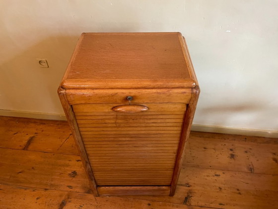 Image 1 of Archivador con persiana Armario de música 1950s Francés