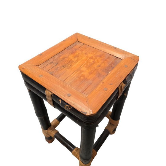 Image 1 of Vintage bamboe plantentafel