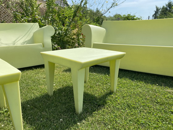 Image 1 of Deux bancs et tables de jardin Kartell Bubble Club