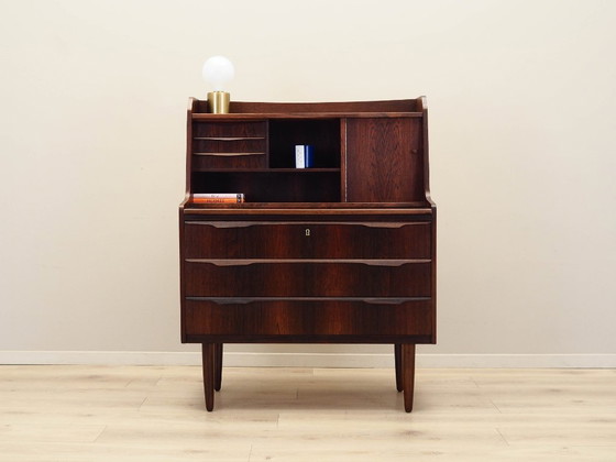 Image 1 of Sekretär aus Palisanderholz, dänisches Design, 1970er Jahre, hergestellt in Dänemark