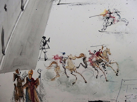 Salvador Dali : Tienta en Espana, lithographie signée – Lithographies et sérigraphies, Paper (photo 6 of 8)