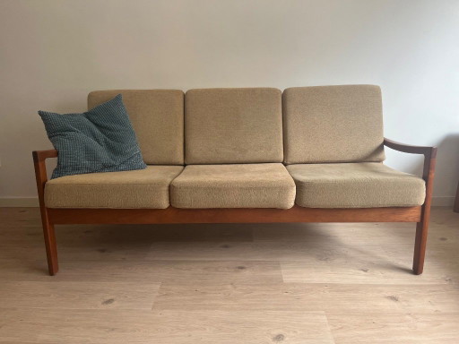 Vintage Teak Three-seater CADO Ole Wanscher – 3 5 zitsbanken, Wood