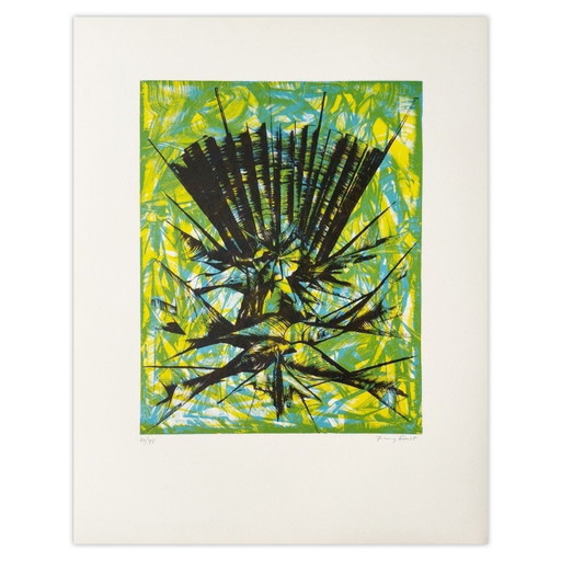 Jimmy Ernst, Komposition abstrakt II, signierte Lithografie, 1973