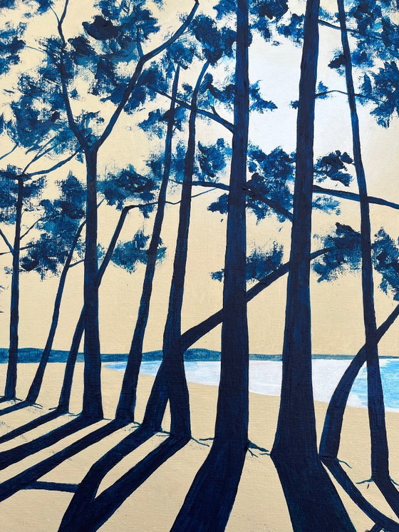 Image 1 of Acryl auf bespanntem Karton.   Format 40x30cm.