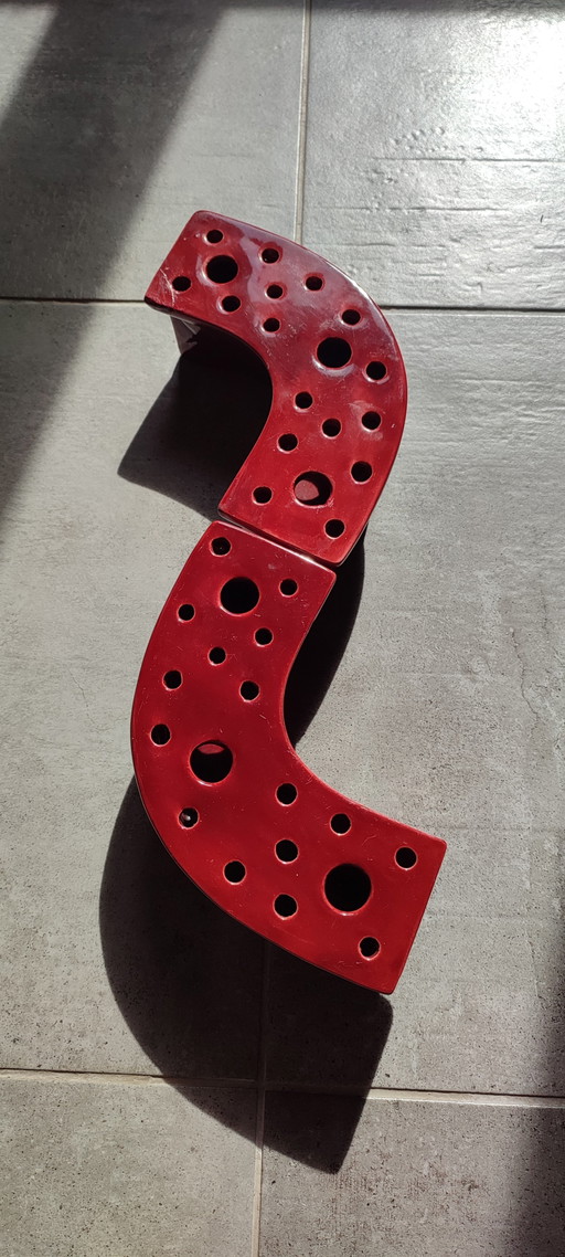 Paar Ceramony Vallauris vintage bloemenprikkers 1960/70