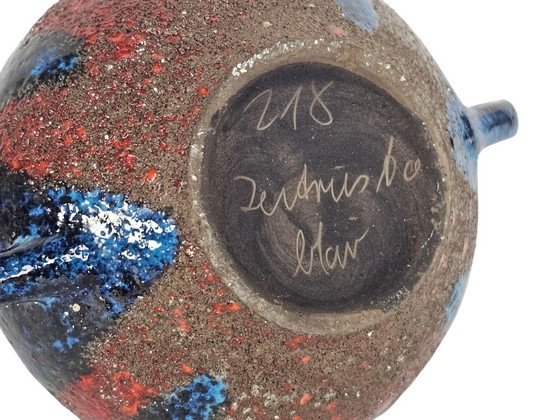 Image 1 of Ceramano keramik - ear vase - Hans Welling - signed - Fat Lava - 60's