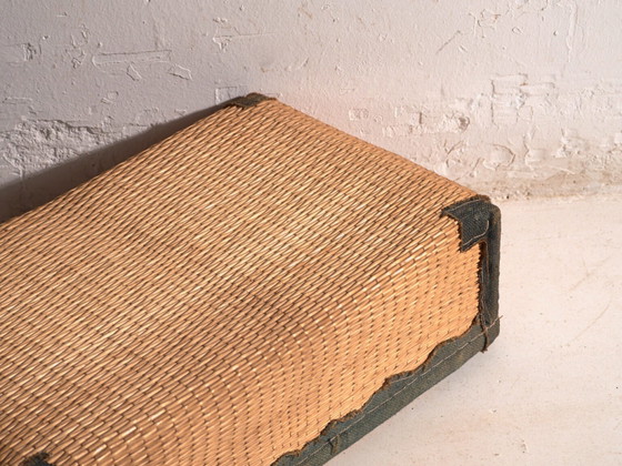 Antique kōri trunk in willow wicker – Japan, circa 1920. Set of two – Storage cabinet, Leather, Wood (photo 14 of 40)