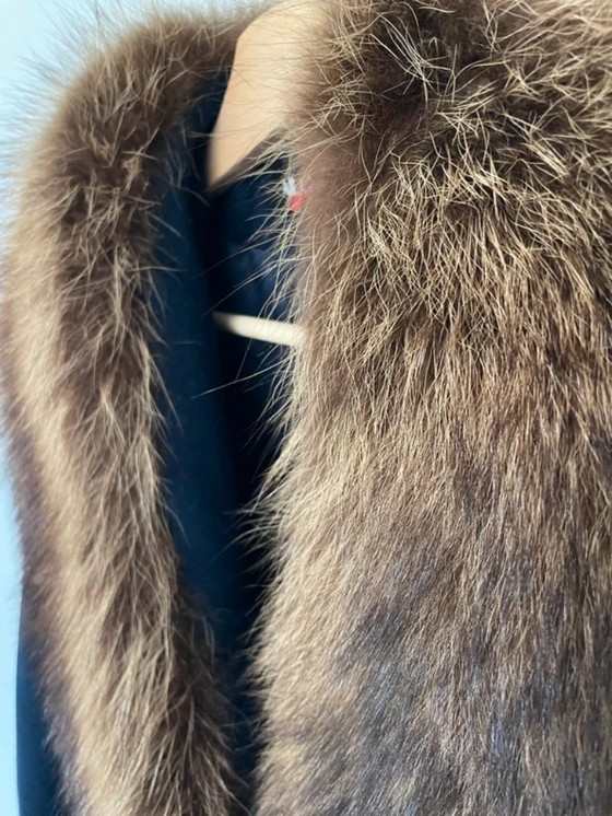 Image 1 of Vintage Royal Luxury: Alorna by Forstmann coat with a giant fur collar