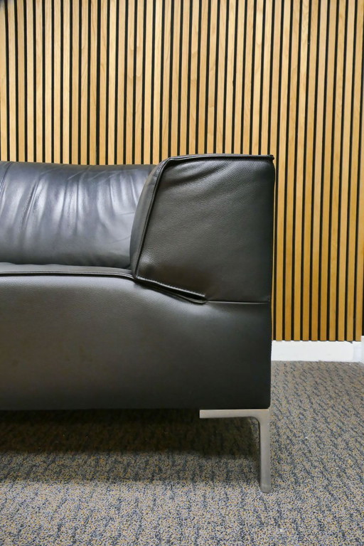 Design On Stock Bloq 3 Zits Zwart Leer