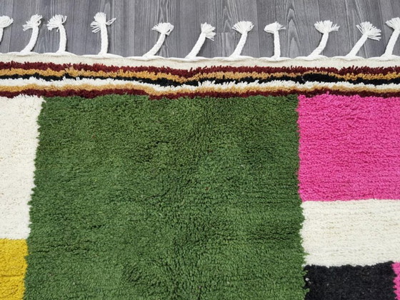 Image 1 of Tapis berberi multicolori in lana 250x150 cm