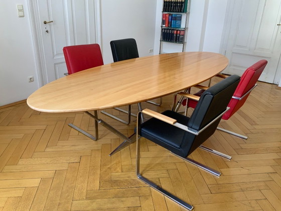 Image 1 of Mesa de conferencias/comedor con 4 sillas