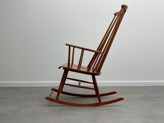 Image 1 of sedia a dondolo vintage