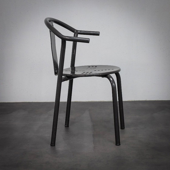 Image 1 of Raro set di 6 sedie da pranzo postmoderne "Maxmo" di Ikea, anni '80.