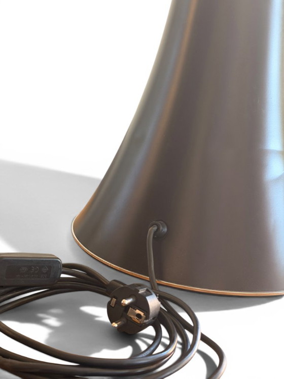 Image 1 of Gae Aulenti 'Pipistrello' Large Table Lamp for Martinelli Luce - Black Edition