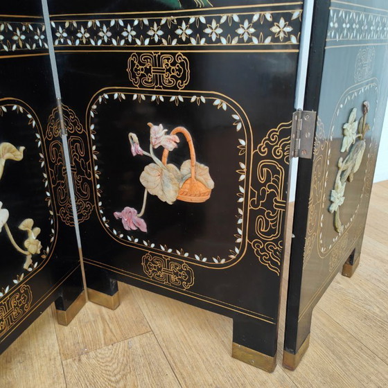 Image 1 of Paravento antico cinese, stile cineseria