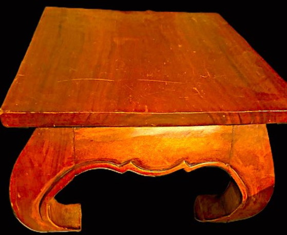 Two characterful Oriental opium side tables – Wood (photo 3 of 5)
