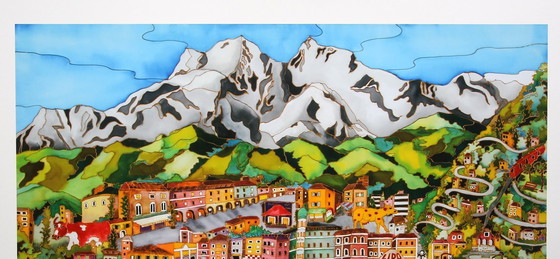 Image 1 of Pergola, Linnea - Lugano - Svizzera - Giclée - firmato a mano - NUOVO