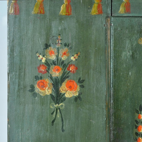 Armario nupcial de pino, fechado en 1815. – Iron, Wood (photo 11 of 14)