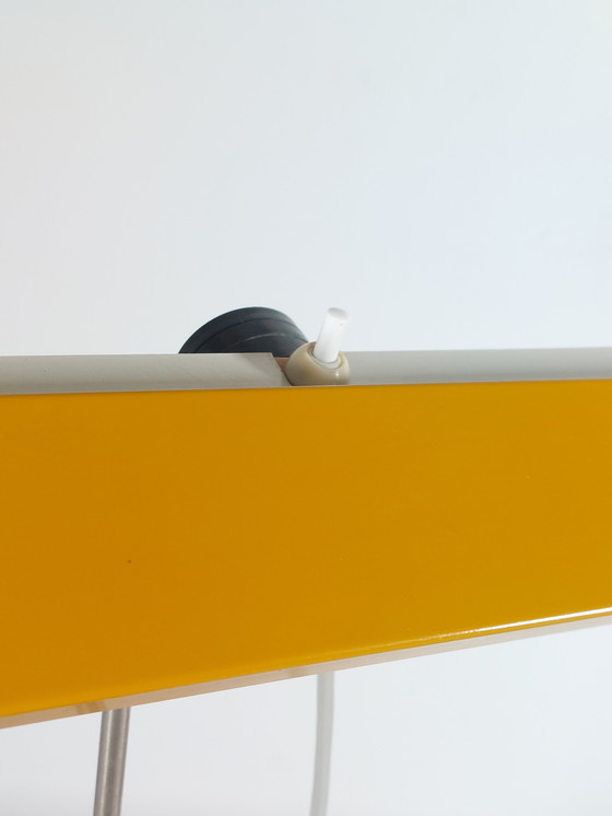 Image 1 of Lampada da scrivania vintage gialla di design di metà secolo Klaus Musinowski