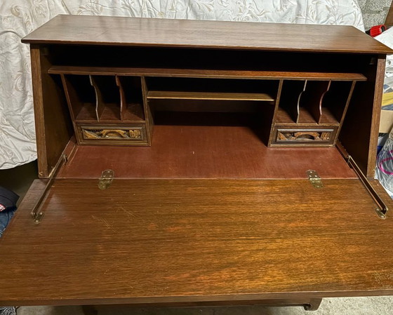 Bureau japonais antique vintage – Buffet bas, Bois (photo 6 of 6)