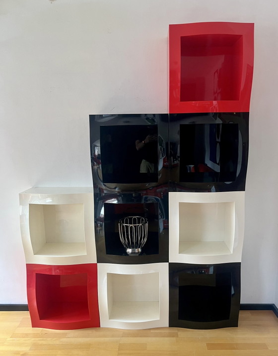 Magis Boogie Woogie Scaffale Set 9 pezzi chiuso Stefano Giovannoni – Librerie, Plastic (photo 4 of 10)